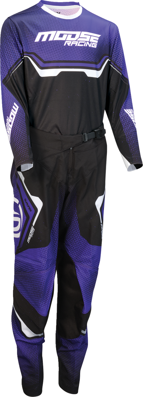 MOOSE OFFROAD Youth Qualifier® Jersey - Purple/Black/White - Small 2912-2633