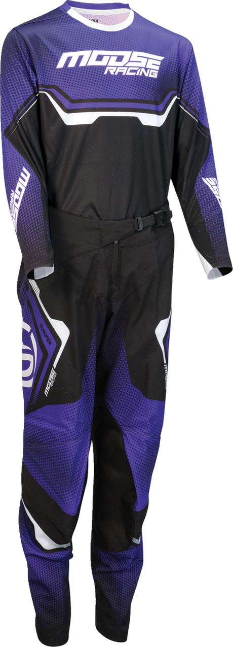 MOOSE OFFROAD Youth Qualifier® Jersey - Purple/Black/White - Small 2912-2633