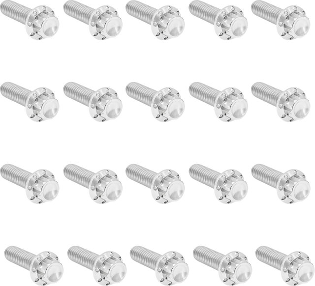 ARLEN NESS Bolt Kit - Rocker Box - 12-Point - Titanium - Polished 300-944