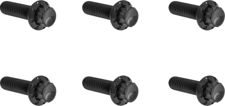 ARLEN NESS Bolt Kit - Transmission Top Cover - 12-Point - Titanium - Black 300-948