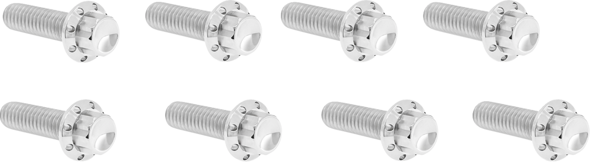 ARLEN NESS Bolt Kit - Lifter Block - 12-Point - Titanium - Polished 300-935