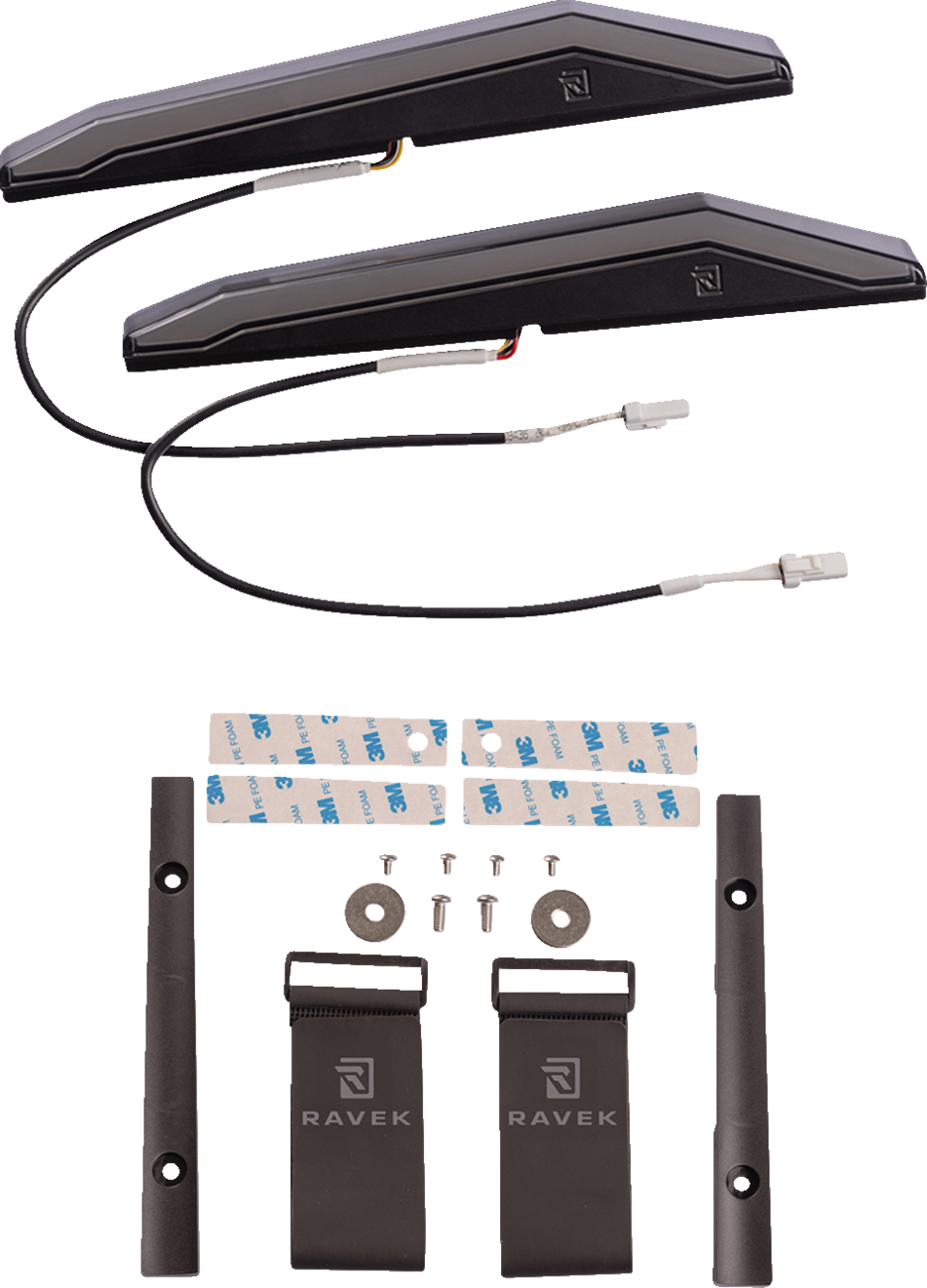 RAVEK Turn Signal/Brake Light - Red - Universal 59-206R