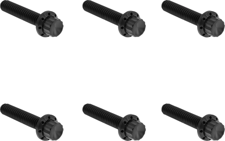 ARLEN NESS Bolt Kit - Clutch Cover - Titanium - 12-Point - M8 Gen 2 - Black 300-701