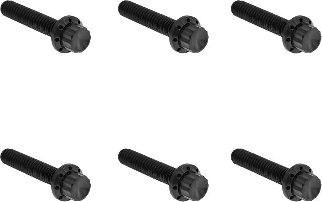 ARLEN NESS Bolt Kit - Clutch Cover - Titanium - 12-Point - M8 Gen 2 - Black 300-701