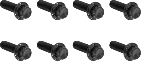 ARLEN NESS Bolt Kit - Trap Door - Titanium - 12-Point - M8 - Black 300-710