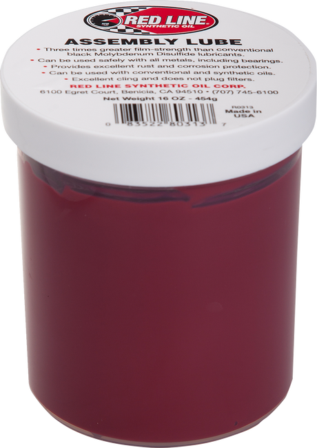 RED LINE SYNTHETIC OIL Assembly Lube - 16 oz 80313