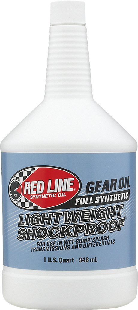 RED LINE SYNTHETIC OIL Lightweight Shockproof® Gear Oil - 1 US quart 58404