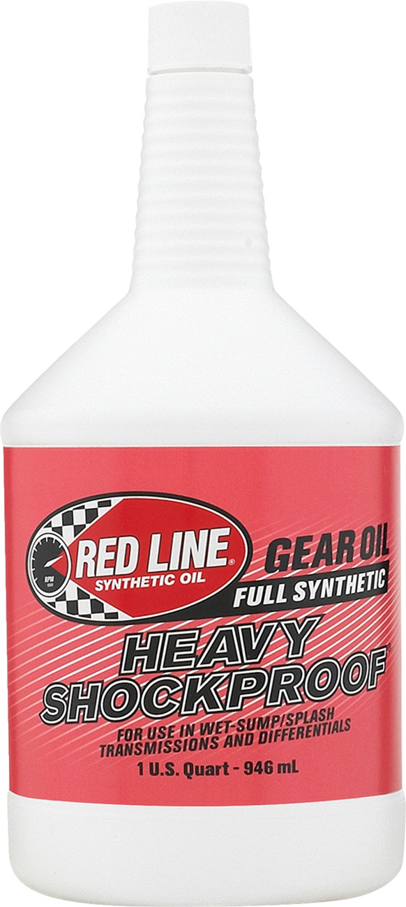RED LINE SYNTHETIC OIL Heavy Shockproof Gear Oil - 1 quart 58204