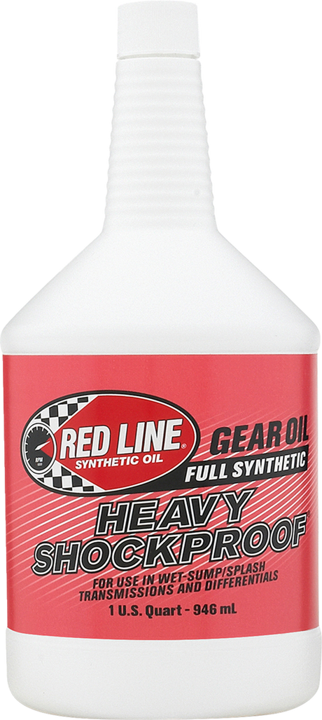 RED LINE SYNTHETIC OIL Heavy Shockproof Gear Oil - 1 quart 58204