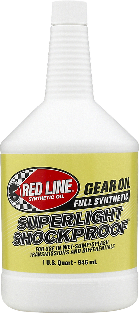 RED LINE SYNTHETIC OIL Superlight Shockproof® Gear Oil - 1 US quart 58504