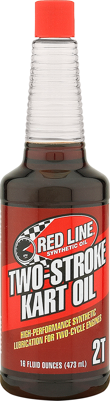RED LINE SYNTHETIC OIL Two-Cycle Kart Oil - 16 US fl oz. 40403