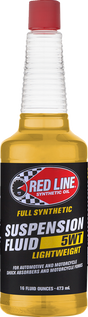 RED LINE SYNTHETIC OIL Lightweight Suspension Fluid - 5wt - 16 US fl oz. 91122