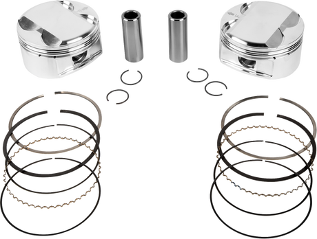 JE PISTONS Piston Kit - 3.937" Bore - 4.375" Stroke - 11.5:1 CR - 114" M8 398727