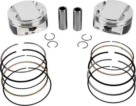 JE PISTONS Piston Kit - 4.125" Bore - 4.375" Stroke - 11.5:1 CR - 114" M8 398729