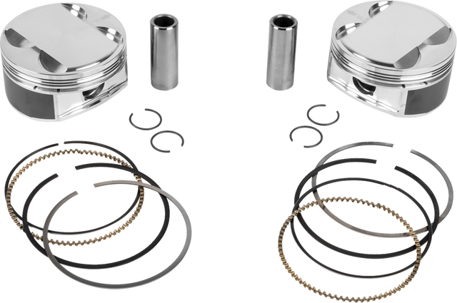 JE PISTONS Piston Kit - 4.080" Bore - 4.375" Stroke - 11.5:1 CR - 114" M8 398728