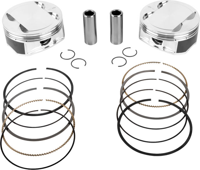 JE PISTONS Piston Kit - 4.250" Bore - 4.375" Stroke - 11.5:1 CR - 114" M8 398730