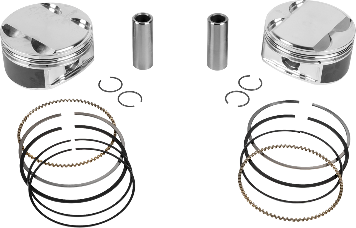 JE PISTONS Piston Kit - 4.016" Bore - 4.375" Stroke - 11.5:1 CR - 114" M8 398731