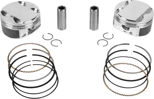 JE PISTONS Piston Kit - 4.016" Bore - 4.375" Stroke - 11.5:1 CR - 114" M8 398731