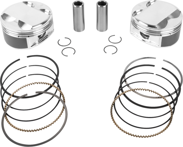 JE PISTONS Piston Kit - 4.016" Bore - 4.500" Stroke - 12.0:1 CR - 108" M8 398758