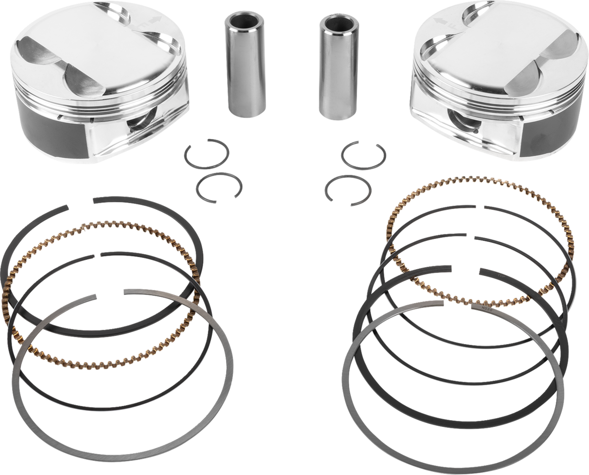 JE PISTONS Piston Kit - 4.080" Bore - 4.500" Stroke - 12.0:1 CR - 108" M8 398761