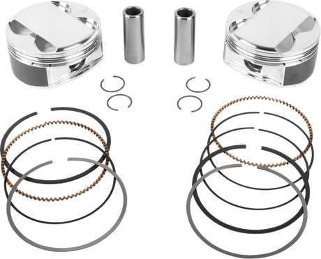 JE PISTONS Piston Kit - 4.080" Bore - 4.500" Stroke - 12.0:1 CR - 108" M8 398761