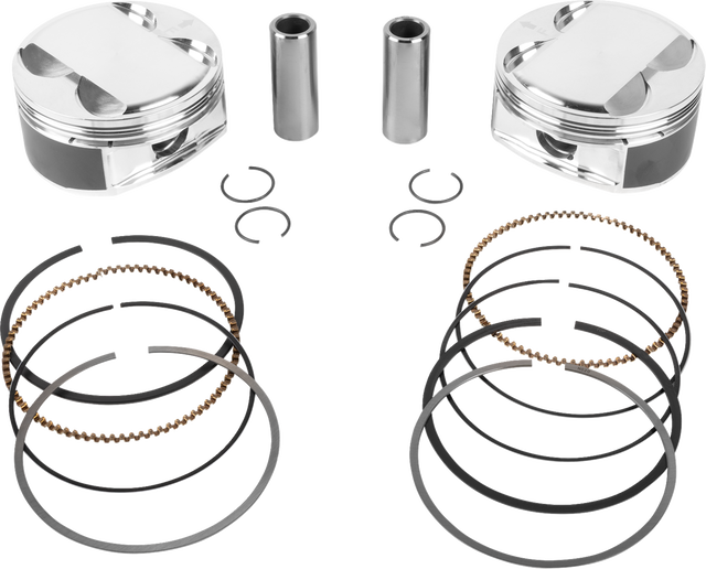 JE PISTONS Piston Kit - 4.080" Bore - 4.500" Stroke - 12.0:1 CR - 108" M8 398761