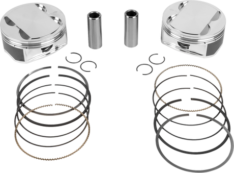 JE PISTONS Piston Kit - 4.250" Bore - 4.500" Stroke - 12.0:1 CR - 108" M8 398763