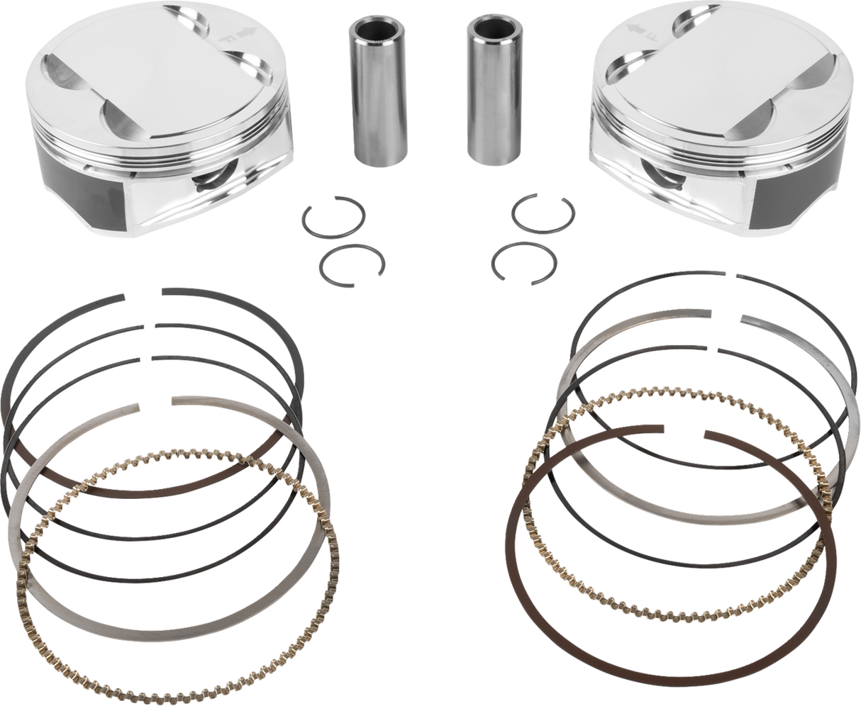 JE PISTONS Piston Kit - 4.260" Bore - 4.500" Stroke - 12.0:1 CR - 108" M8 399163