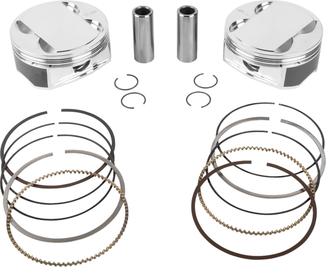 JE PISTONS Piston Kit - 4.260" Bore - 4.500" Stroke - 12.0:1 CR - 108" M8 399163