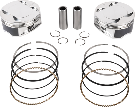 JE PISTONS Piston Kit - 4.255" Bore - 4.375" Stroke - 11.5:1 CR - 114" M8 399155