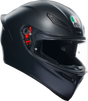 AGV K1 S Matte Black XL Motorcycle Helmet with Ventilation and Micro-Opening System