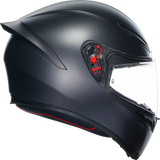 AGV K1 S Matte Black Motorcycle Helmet - 2XL Fit with Ventilation and Pinlock Prepared