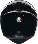 AGV K1 S Helmet for Motorcycle Riders - Black, XS, with Ventilation and Removable Interior