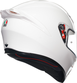 AGV K1 S Helmet - White for Motorcycle with 3/4 Shell, Adjustable Ventilation, and Clear Visor - Medium