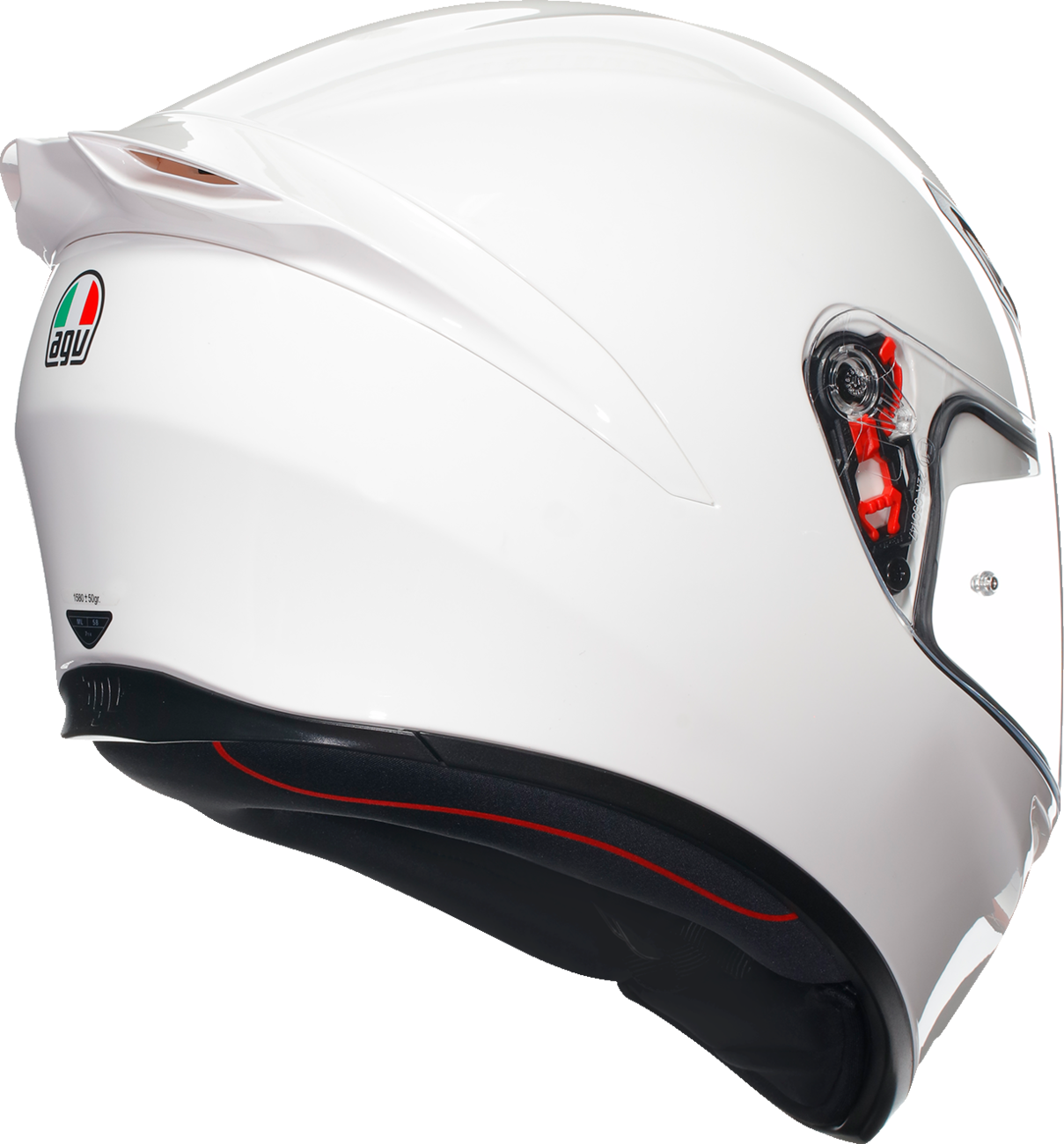 AGV K1 S Helmet - White - XL - Lightweight Motorcycle Helmet with Ventilation and Pinlock Prepared Fit for Honda, Yamaha, Suzuki, Kawasaki, and Harley-Davidson