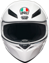 AGV K1 S Helmet - White - XL - Lightweight Motorcycle Helmet with Ventilation and Pinlock Prepared Fit for Honda, Yamaha, Suzuki, Kawasaki, and Harley-Davidson