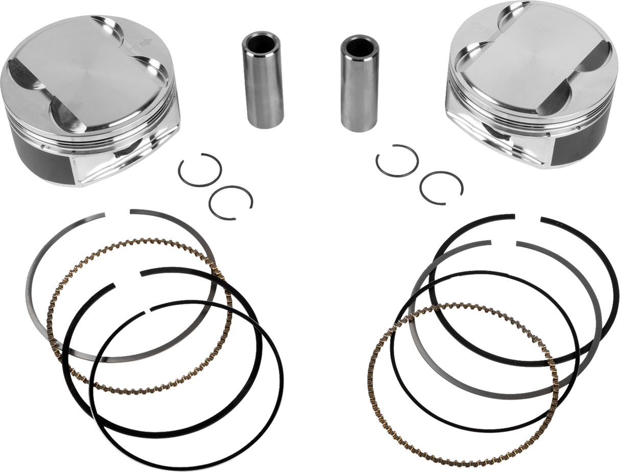 JE PISTONS Piston Kit - 4.080" Bore - 4.500" Stroke - 11.5:1 CR - 108" M8 398734