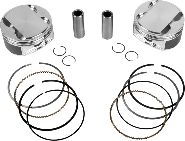 JE PISTONS Piston Kit - 4.080" Bore - 4.500" Stroke - 11.5:1 CR - 108" M8 398734