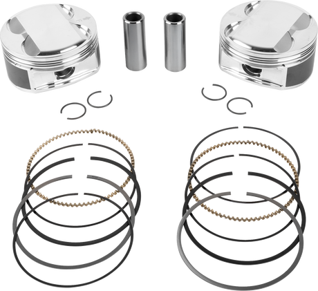 JE PISTONS Piston Kit - 4.080" Bore - 4.375" Stroke - 12.0:1 CR - 114" M8 398755