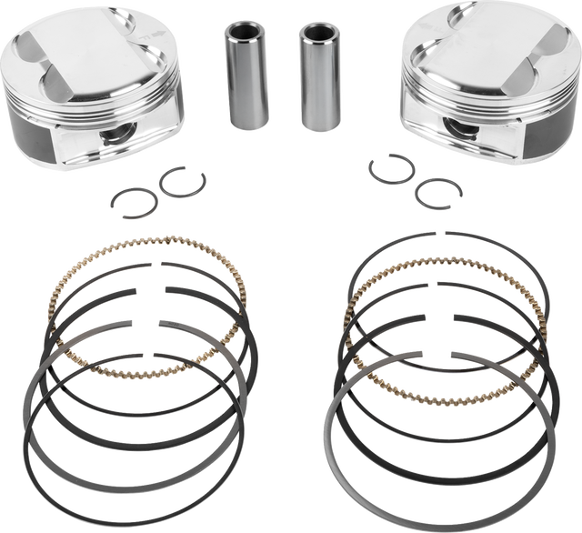 JE PISTONS Piston Kit - 4.080" Bore - 4.375" Stroke - 12.0:1 CR - 114" M8 398755
