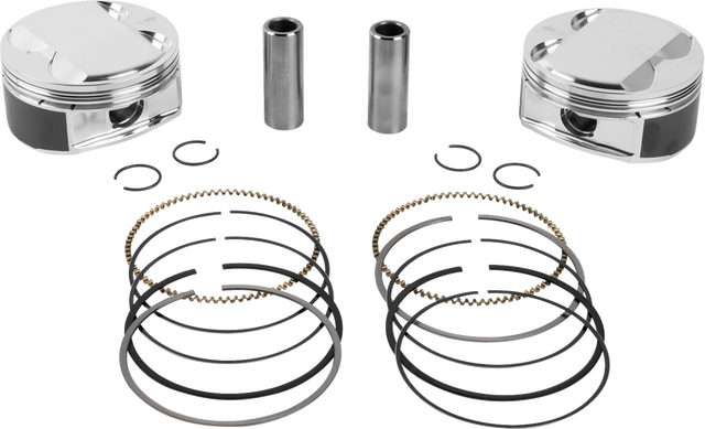 JE PISTONS Piston Kit - 4.075" Bore - 4.500" Stroke - 12.0:1 CR - 108" M8 398760