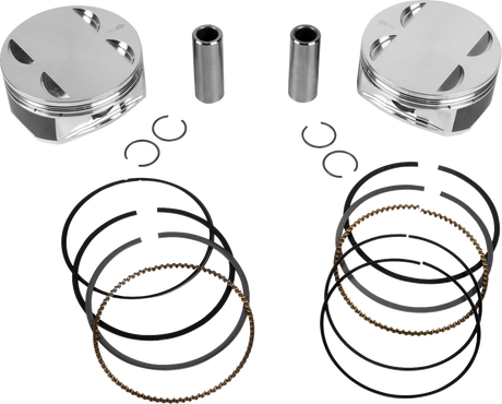 JE PISTONS Piston Kit - 4.255" Bore - 4.255" Stroke - 11.5:1 CR - 108" M8 399157