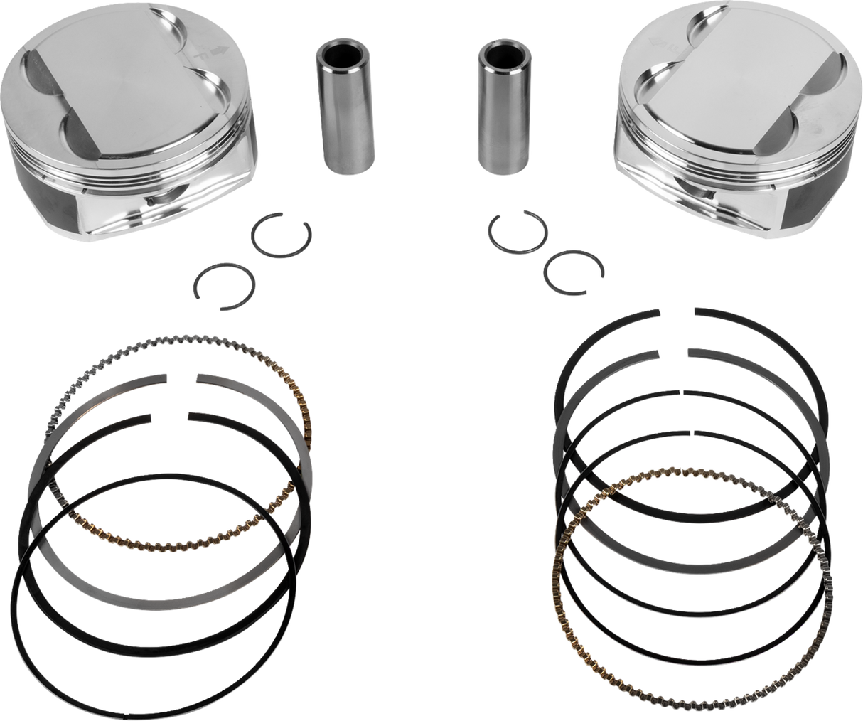 JE PISTONS Piston Kit - 4.255" Bore - 4.375" Stroke - 12.0:1 CR - 114" M8 399160