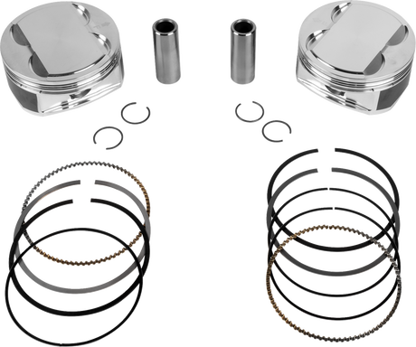 JE PISTONS Piston Kit - 4.255" Bore - 4.375" Stroke - 12.0:1 CR - 114" M8 399160