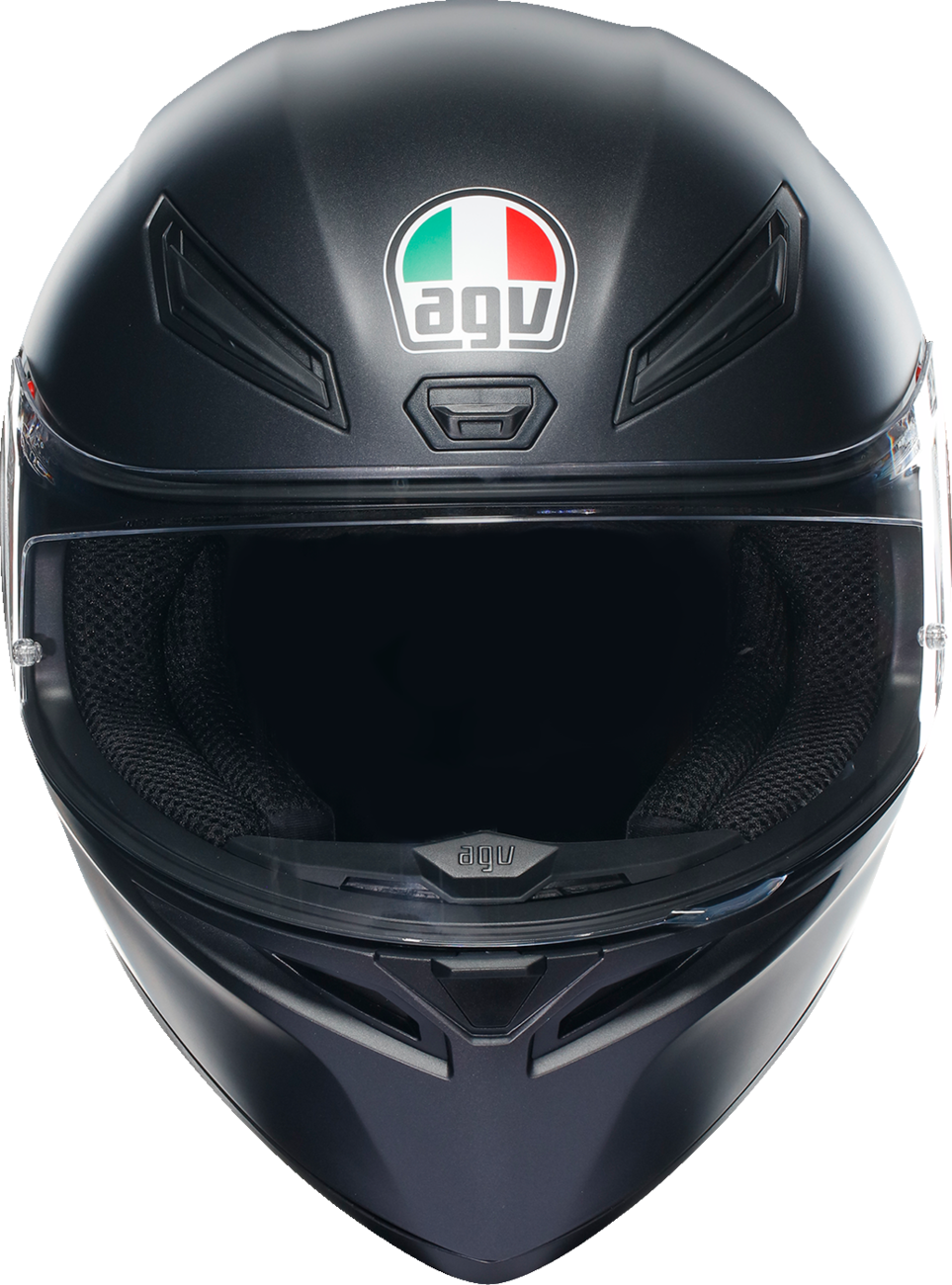 AGV K1 S Helmet - Matte Black, Medium – Motorcycle Helmet for Street and Track Use