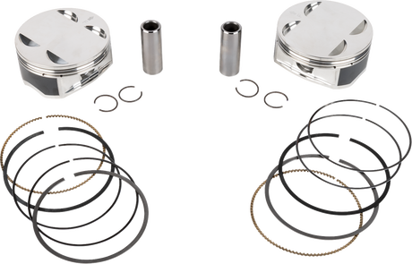 JE PISTONS Piston Kit - 4.075" Bore - 4.500" Stroke - 11.5:1 CR - 108" M8 398733