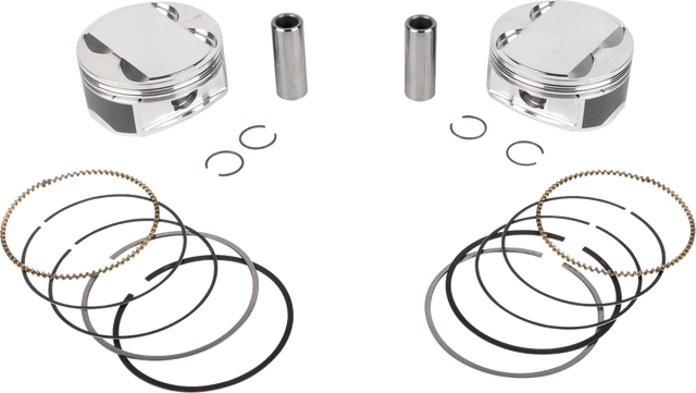 JE PISTONS Piston Kit - 4.125" Bore - 4.500" Stroke - 11.5:1 CR - 108" M8 398735