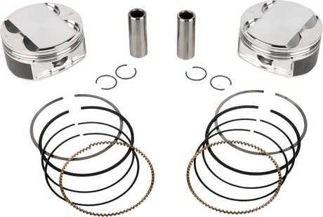 JE PISTONS Piston Kit - 4.250" Bore - 4.500" Stroke - 11.5:1 CR - 108" M8 398736