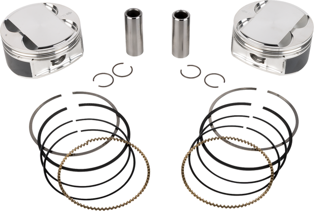 JE PISTONS Piston Kit - 4.250" Bore - 4.500" Stroke - 11.5:1 CR - 108" M8 398736