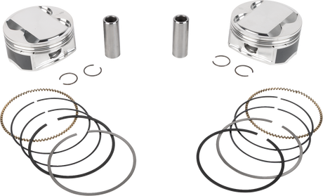 JE PISTONS Piston Kit - 4.125" Bore - 4.375" Stroke - 12.0:1 CR - 114" M8 398756